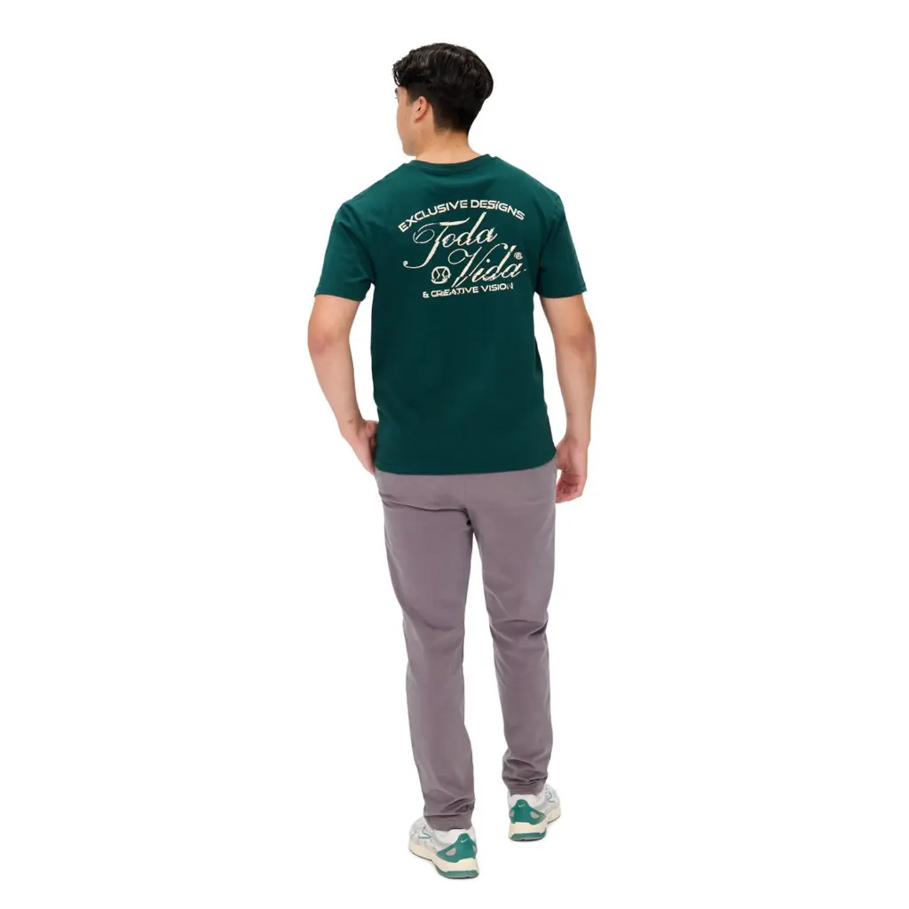 Todavid tshirt retro groen achterkant heel.webp