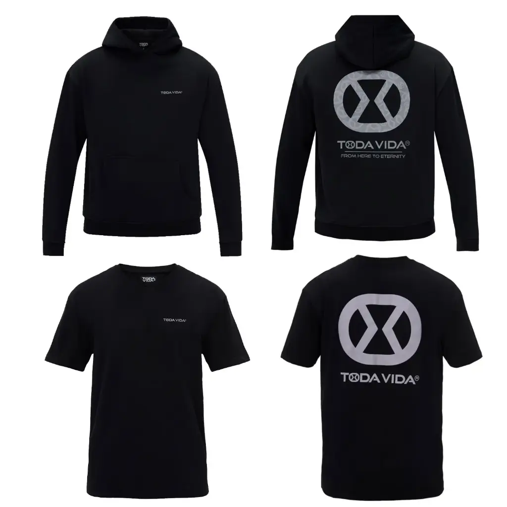 Todivada Outfit Padel Team Zwart (Hoodie & 2 T-Shirts)