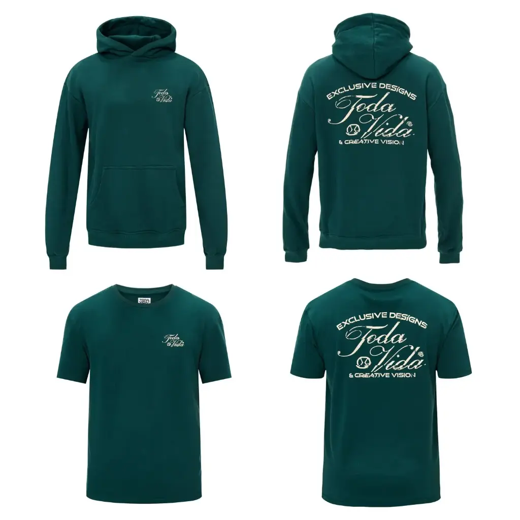 Todivada Outfit Padel Team Groen (Hoodie & 2 T-Shirts)