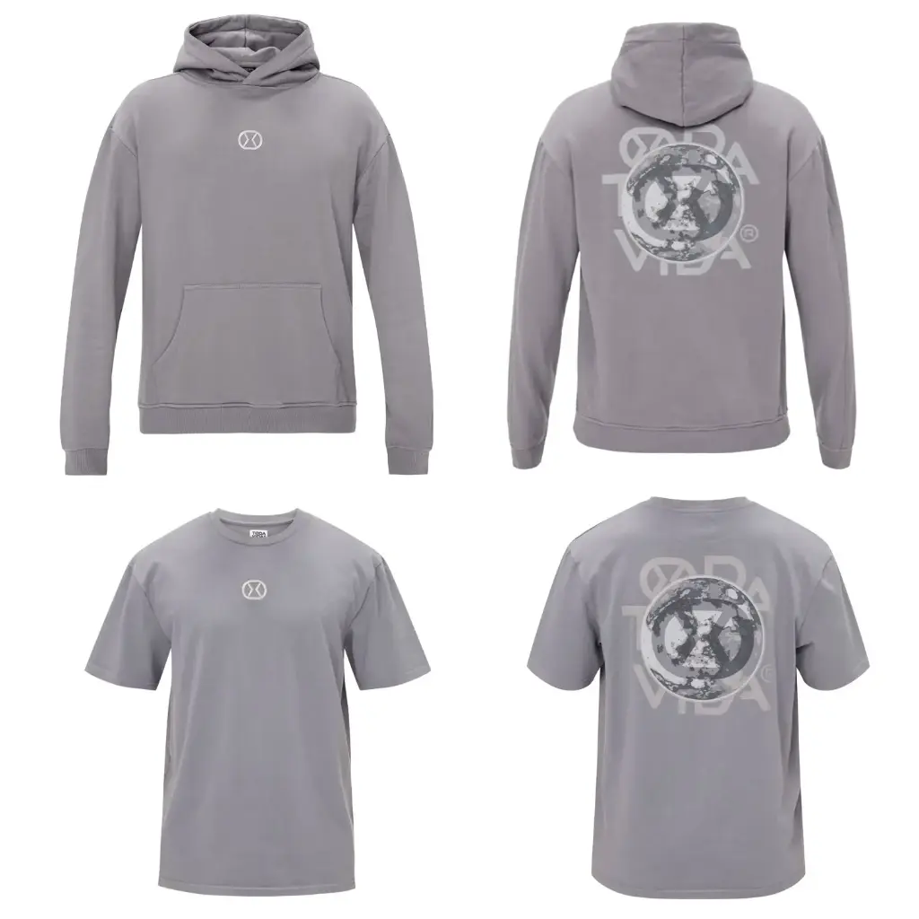 Todivada Outfit Padel Team Grijs (Hoodie & 2 T-Shirts)