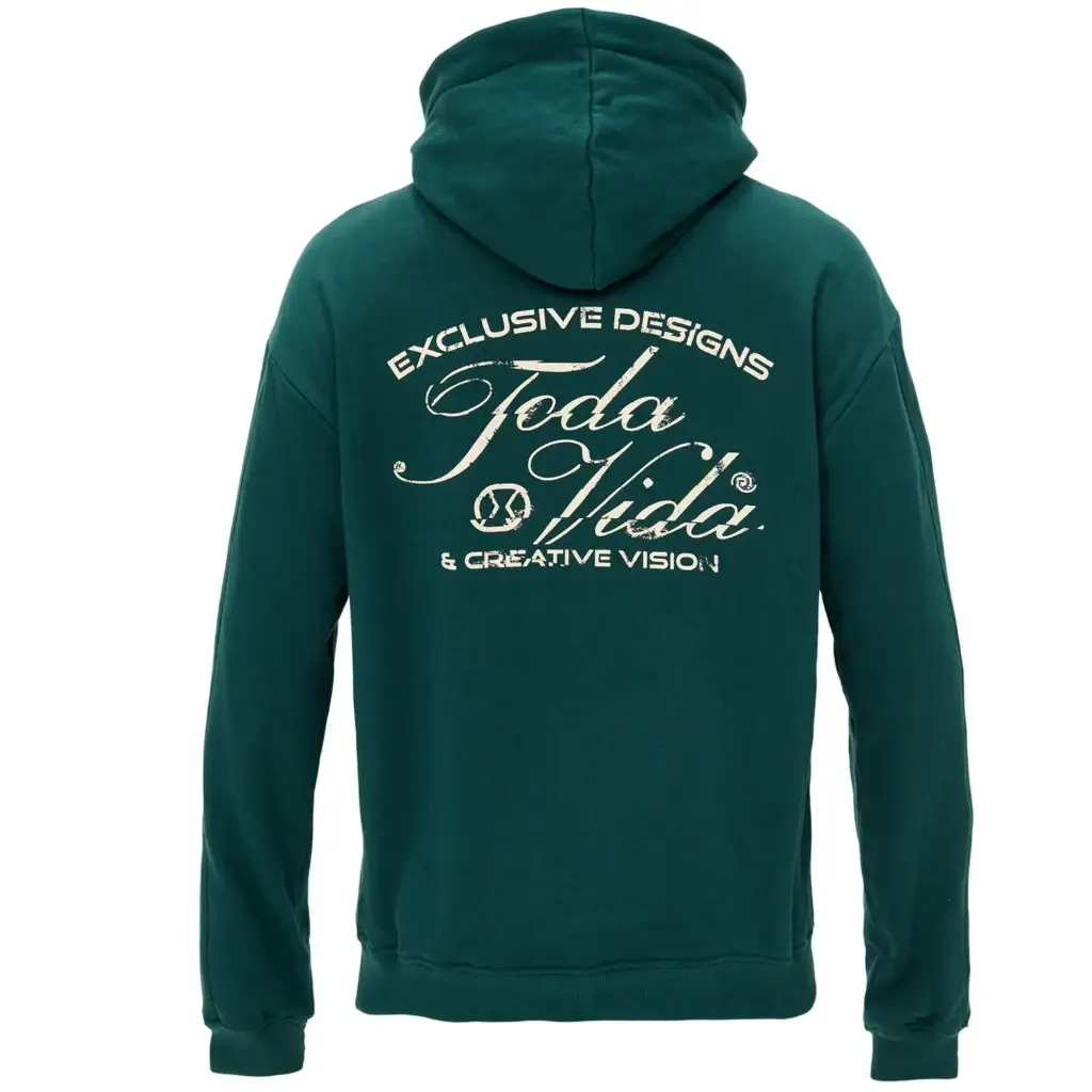 Todavida hoodie retro groen