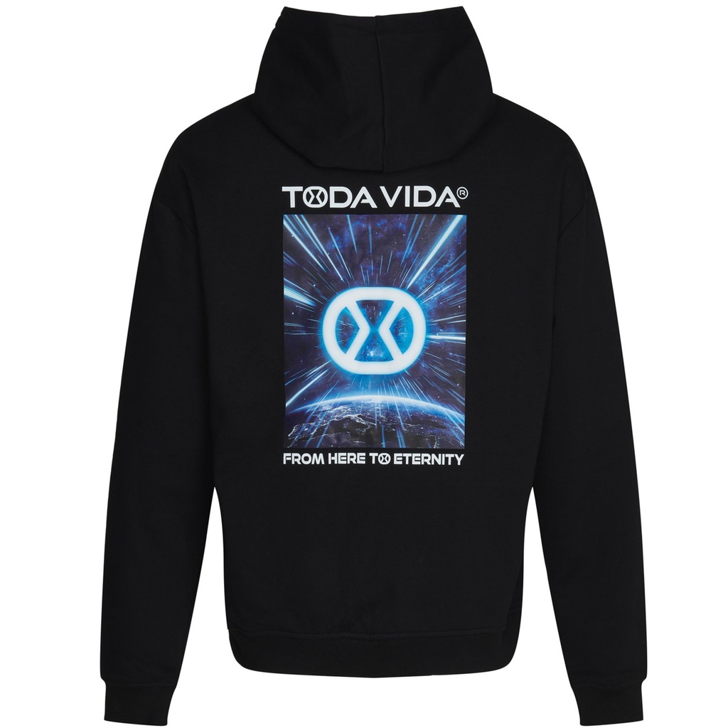 Todavida hoodie zwart galaxy
