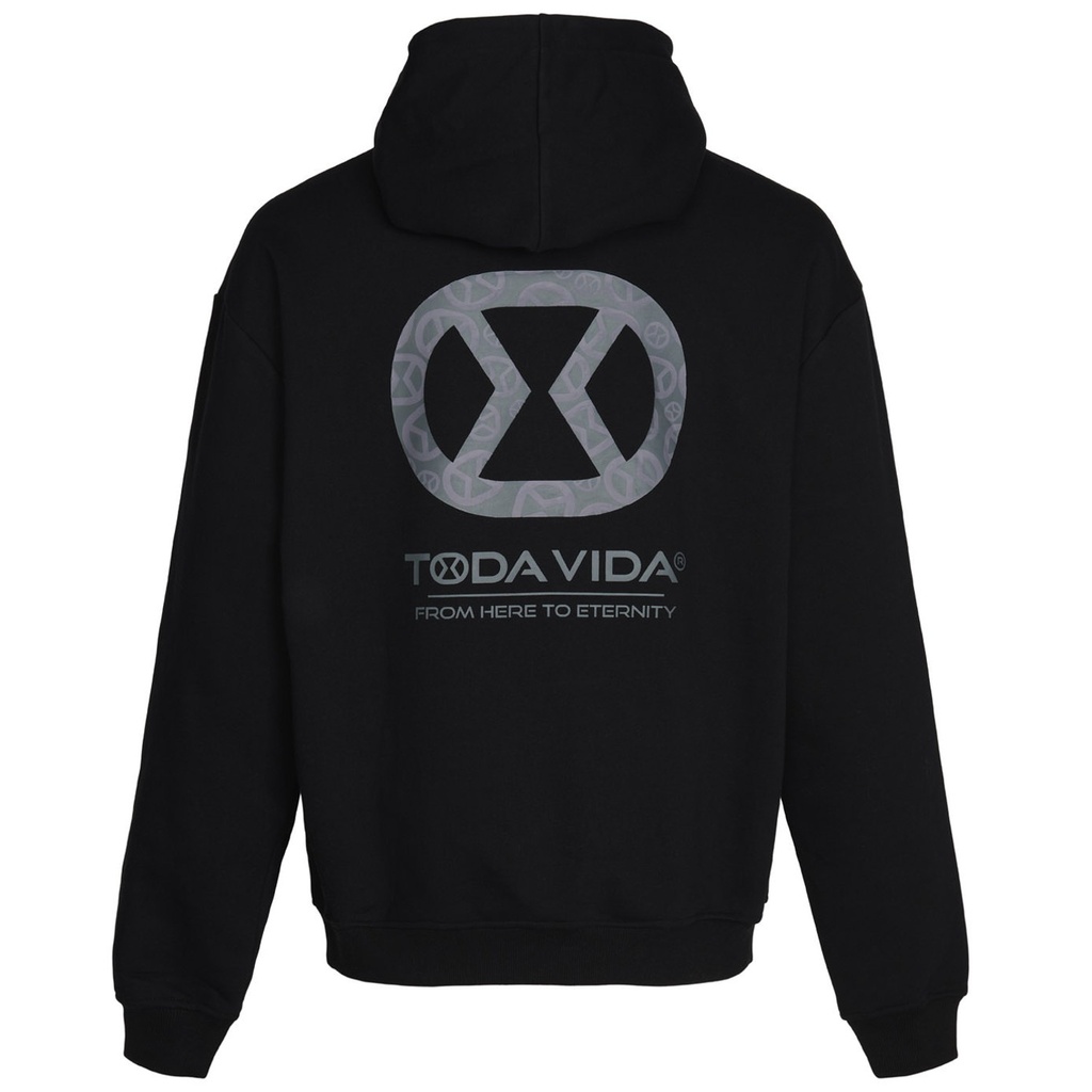 Todavida hoodie essential zwart
