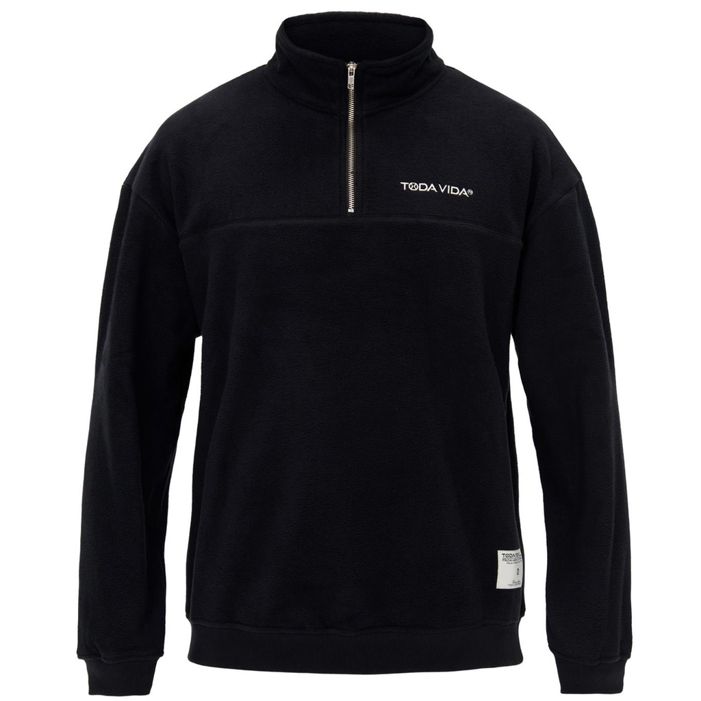 Todavida halfzip fleece zwart