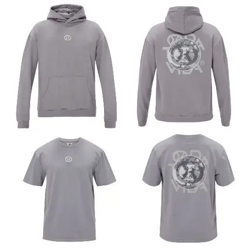 Todivada Outfit Padel Team Grijs (Hoodie & 2 T-Shirts)