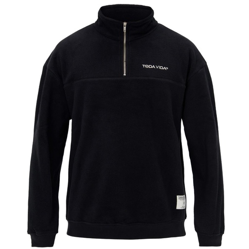 Todavida halfzip fleece zwart