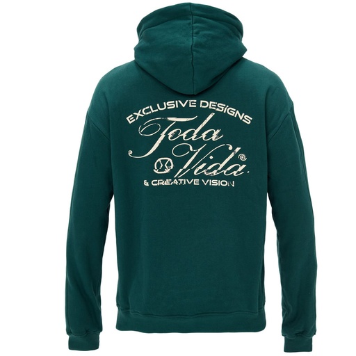 Todavida hoodie retro groen